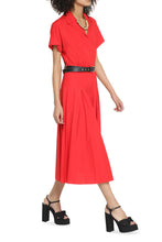 Carica l&#39;immagine nel visualizzatore di Gallery, Abito chemisier in popeline di cotone
