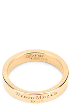 Carica l'immagine nel visualizzatore di Gallery, Anello con logo in argento placcato oro
