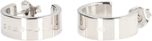 Load image into Gallery viewer, Logo hoop earrings
