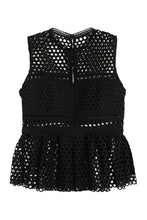 Carica l'immagine nel visualizzatore di Gallery, Top peplum in pizzo
