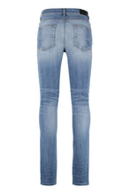 Carica l'immagine nel visualizzatore di Gallery, Jeans skinny 5-tasche con usure localizzate
