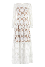 Load image into Gallery viewer, Floral macramé-lace dress
