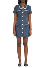Load image into Gallery viewer, Denim embellished dress
