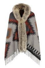 Load image into Gallery viewer, Wool blend cape
