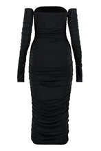 Carica l&#39;immagine nel visualizzatore di Gallery, Abito in jersey drappeggiato
