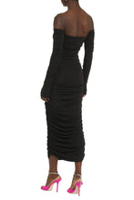 Carica l&#39;immagine nel visualizzatore di Gallery, Abito in jersey drappeggiato
