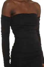 Carica l&#39;immagine nel visualizzatore di Gallery, Abito in jersey drappeggiato
