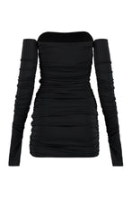 Carica l&#39;immagine nel visualizzatore di Gallery, Abito in jersey drappeggiato
