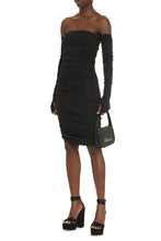 Carica l&#39;immagine nel visualizzatore di Gallery, Abito in jersey drappeggiato
