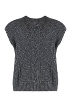 Carica l'immagine nel visualizzatore di Gallery, Gilet Taffy in maglia con bottoni
