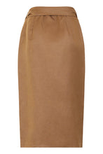 Load image into Gallery viewer, Tequila linen and silk skirt
