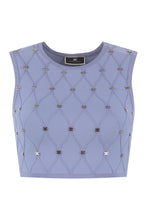Carica l'immagine nel visualizzatore di Gallery, Crop-top in maglia
