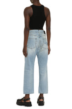Load image into Gallery viewer, Crop top with jacquard logo

