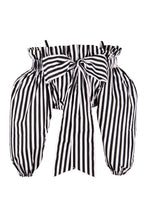 Carica l'immagine nel visualizzatore di Gallery, Blusa in cotone a righe
