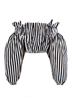 Carica l'immagine nel visualizzatore di Gallery, Blusa in cotone a righe
