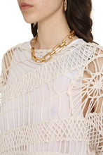 Carica l'immagine nel visualizzatore di Gallery, Top in cotone con gilet in rete
