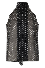 Load image into Gallery viewer, Top in Georgette Silk with Dots
