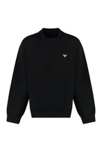 Load image into Gallery viewer, Cotton crew-neck sweatshirt
