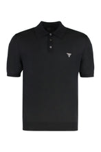 Load image into Gallery viewer, Knitted wool polo shirt
