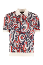 Carica l'immagine nel visualizzatore di Gallery, Polo in maglia con motivo jacquard
