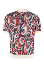 Carica l'immagine nel visualizzatore di Gallery, Polo in maglia con motivo jacquard

