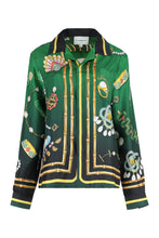 Carica l'immagine nel visualizzatore di Gallery, Camicia in seta stampata
