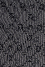 Carica l'immagine nel visualizzatore di Gallery, Collant a rete motivo Moonogram-Flocked
