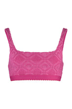 Carica l'immagine nel visualizzatore di Gallery, Crop top in tessuto jacquard
