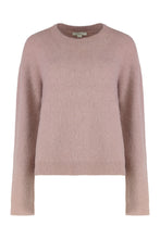 Carica l'immagine nel visualizzatore di Gallery, Maglione girocollo in misto alpaca spazzolato
