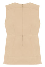 Load image into Gallery viewer, Sleeveless blouse in cotton blend
