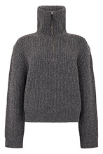 Carica l'immagine nel visualizzatore di Gallery, Maglione con collo a zip
