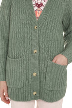 Carica l'immagine nel visualizzatore di Gallery, Cardigan in maglia a coste
