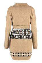 Carica l'immagine nel visualizzatore di Gallery, Cardigan con motivo jacquard
