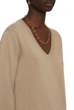 Load image into Gallery viewer, Cashmere V-neck sweater
