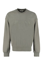 Load image into Gallery viewer, Cotton crew-neck sweatshirt
