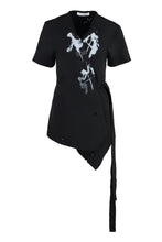 Carica l'immagine nel visualizzatore di Gallery, Blusa Wrap in cotone
