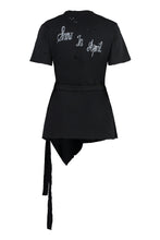 Carica l'immagine nel visualizzatore di Gallery, Blusa Wrap in cotone
