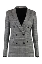 Load image into Gallery viewer, J-Parigi Houndstooth double breast blazer
