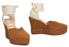 Carica l'immagine nel visualizzatore di Gallery, Sandali Espadrillas con zeppa
