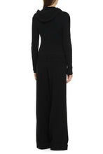 Carica l'immagine nel visualizzatore di Gallery, Cardigan Compact in maglia con zip e cappuccio
