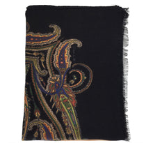 Carica l'immagine nel visualizzatore di Gallery, Sciarpa in lana e cashmere con motivo Paisley
