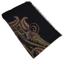Carica l'immagine nel visualizzatore di Gallery, Sciarpa in lana e cashmere con motivo Paisley
