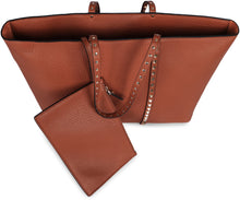 Carica l'immagine nel visualizzatore di Gallery, Borsa Shopping Rockstud in pelle
