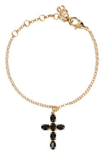 Carica l'immagine nel visualizzatore di Gallery, Bracciale a catena sottile con charm croce

