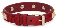Carica l'immagine nel visualizzatore di Gallery, Bracciale Rockstud in pelle scamosciata
