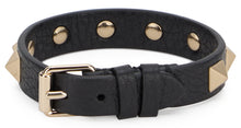 Carica l'immagine nel visualizzatore di Gallery, Bracciale Rockstud in Pelle scamosciata

