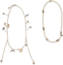 Load image into Gallery viewer, Set of Necklaces in Metal and Glass
