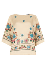 Carica l'immagine nel visualizzatore di Gallery, Blusa di Seta con stampa floreale
