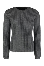 Carica l'immagine nel visualizzatore di Gallery, Maglione girocollo a coste
