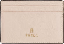 Load image into Gallery viewer, Furla Camelia leather card holder
